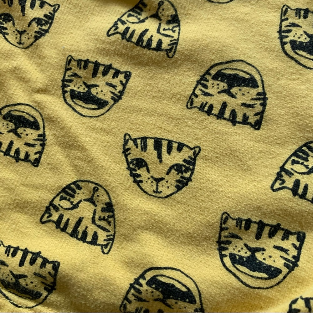 Cat & Jack Yellow Printed XS Women Shorts - Picture 3 of 8